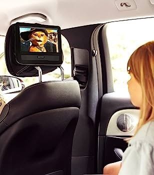 9.5" Portable DVD Player with 7" HD Swivel Screen for Kids and Car, Dual Stereo Speakers, Built-in Rechargeable Battery,Support (FREE SHIPPING)