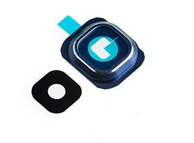 Samsung Galaxy S6 G920F Replacement Back Camera Lens Cover Frame Black Sapphire