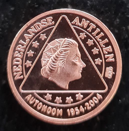 Netherlands Curacao 1,2,5,10,20 & 50 Cent Prototype, Probe, Essai coin's (6 coin Lot)