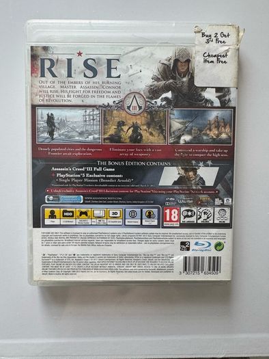 Assassins Creed 3 PlayStation 3