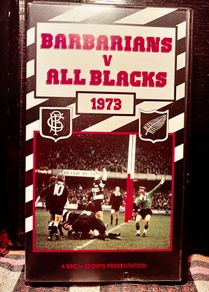 1987. Barbarians V All Blacks. VHS Tape.