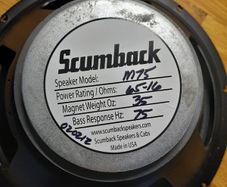 Scumback M75 65W Speaker 16ohms