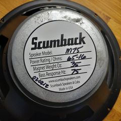 Scumback M75 65W Speaker 16ohms