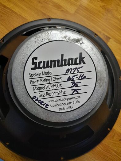 Scumback M75 65W Speaker 16ohms