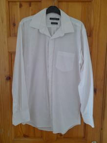mans white shirt size small