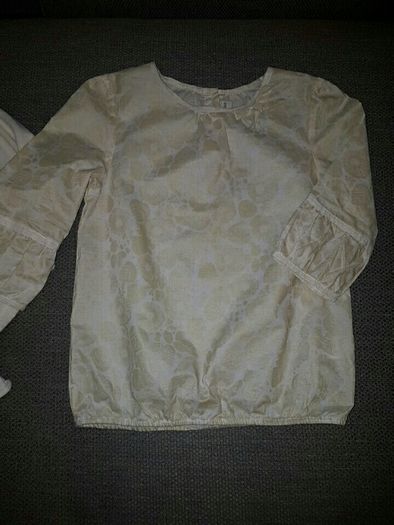 Vertbaudet girls blouse and cardigan set age 6