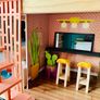 Doll house on wheels. Furniture perfect size for barbies Image 9