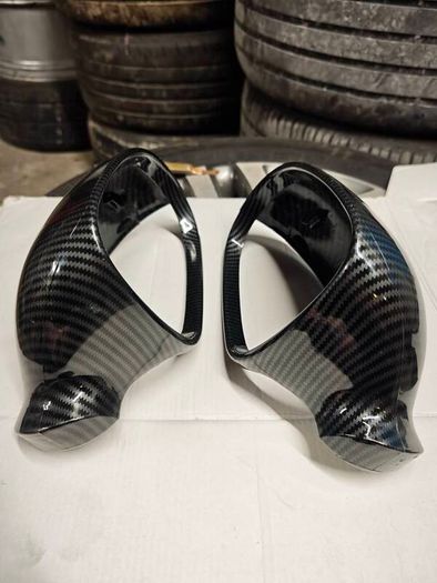 Vw Golf mk5 black carbon fiber mirror covers