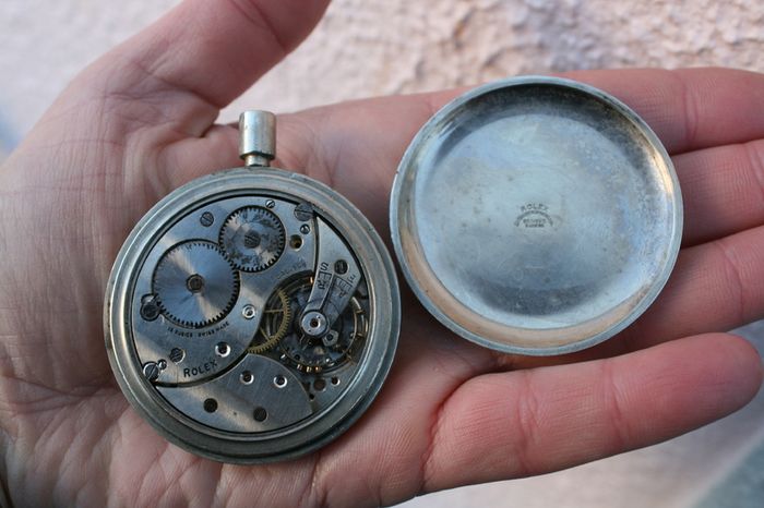 Rolex Military Issue Pocket Watch for Parts or Repair