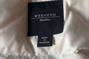 Weekend MaxMara Padded Ivory Jacket - Size 12
