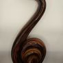 Vintage Murano-Style Glass Snake Sculpture Image 6