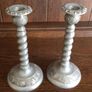 2 vintage Small taper candle stick holders Image 7