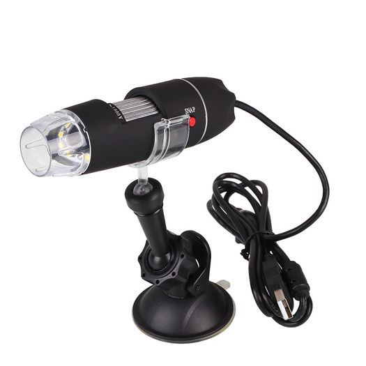 Portable USB Microscope USB Light Electric Handheld Microscopes Suction Tool 1000X 8 LED Digital Endoscope Microscope Camera