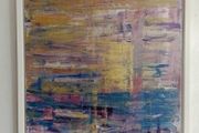 Large Original Abstract Painting Contemporary Art Modern Irish abstract art Framed