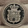 Gibraltar Silver Proof 2021 Pure Silver .999 Shield Sovereign in Original Holder Image 2