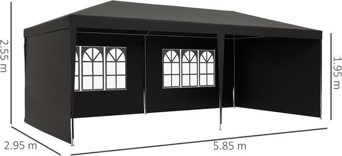 6 x 3 m Party Tent Gazebo Marquee