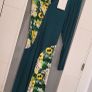 ZARA Collection green floral asymmetrical midi Sz M-L - Bnwt Rrp 79.99 Image 8