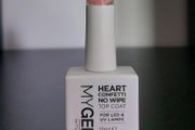 Mylee Heart Confetti No Wipe Top Coat 15ml