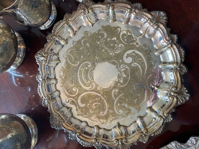 Silver plated antique