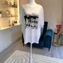 White & Black T-Shirt from Primark. Size XL UK 14 / EU 42 Image 4