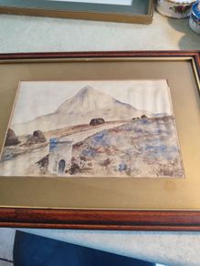 Signed Watercooler Framed Picture Of Sugarloaf Co. Wicklow.