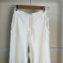 Djerf Avenue French Terry Trousers Sz 8UK 4US XS Wide Leg Elastic Waist Lounge Image 4
