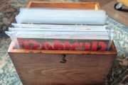 7" Vinyl Antique Storage Box