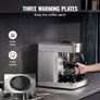12 Cups Commercial Drip Coffee Maker, Coffee Maker Machine with 3 Glass Carafes and 3 Warmer Image 3