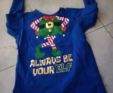 Christmas tshirt Age 7