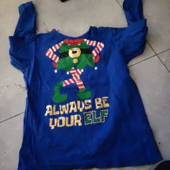 Christmas tshirt Age 7