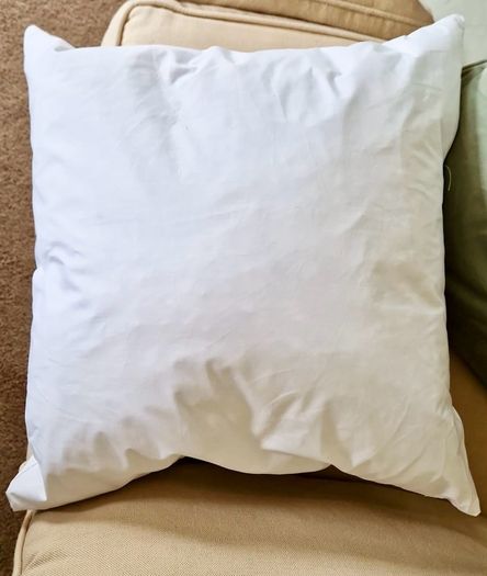 Sage green velvet cushions