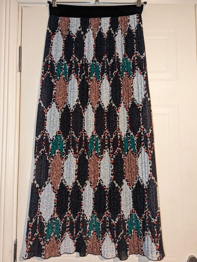 Perfect for Summer. Beautiful pleated maxi skirt from the Pala D'Oro collect at Carraig Donn.