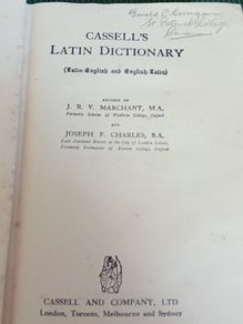 Cassels Latin Dictionary 1935
