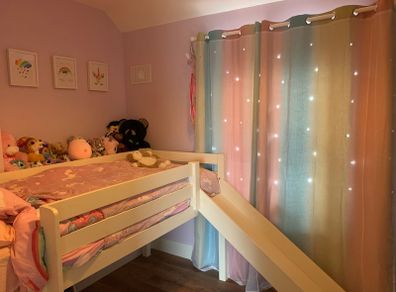 toddler slide bed