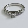 Brand New 14ct White Gold Diamond Engagement Ring Image 9