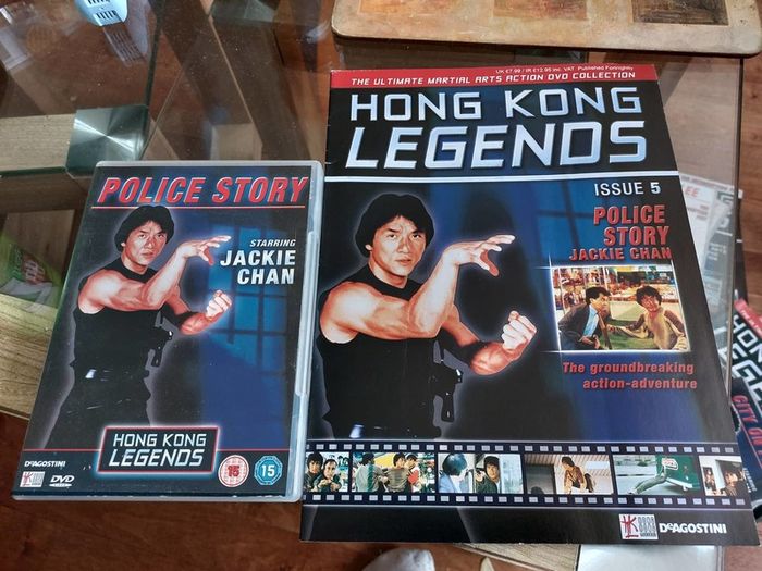 collection of Hong Kong Legend DVDs and magazine