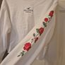 Hollister White sweat top Image 2