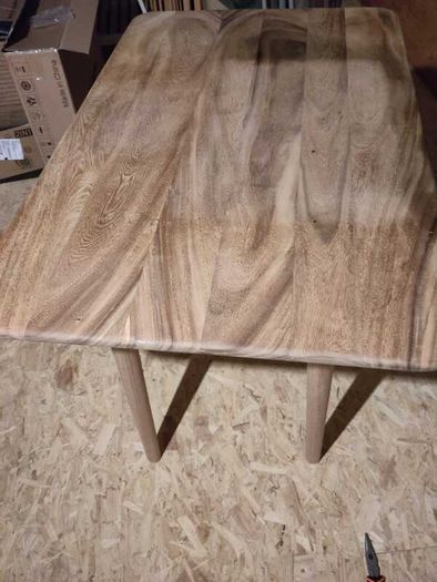 Dining table, solid wood, 130 x 81 cm
