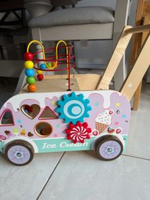 Squirrel Play Wooden Ice Cream Wagon