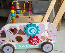 Squirrel Play Wooden Ice Cream Wagon