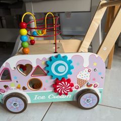 Squirrel Play Wooden Ice Cream Wagon