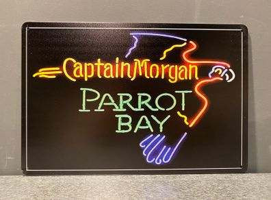 Captain Morgan neon style Tin Metal Sign