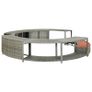Spa Surround Grey Poly Rattan Image 5