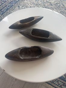 Beautiful Old Carved Canoes