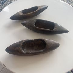 Beautiful Old Carved Canoes