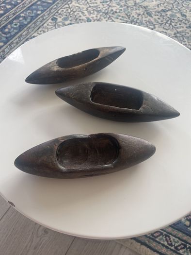 Beautiful Old Carved Canoes