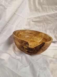 hand turned natural edge bowl
