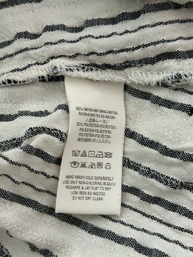 Free People Boho Striped Long Sleeve Tunic Blouse | Size XS
