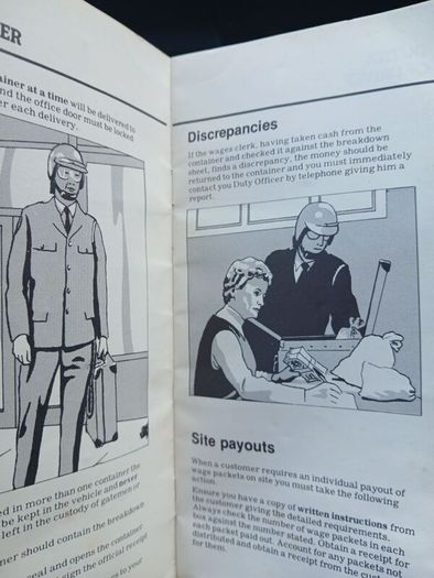 Vintage Securicor Manual