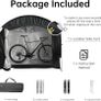 Outdoor Bike Storage Tent 210D Oxford Waterproof Bicycle Shed for 2-3 Bikes Image 5